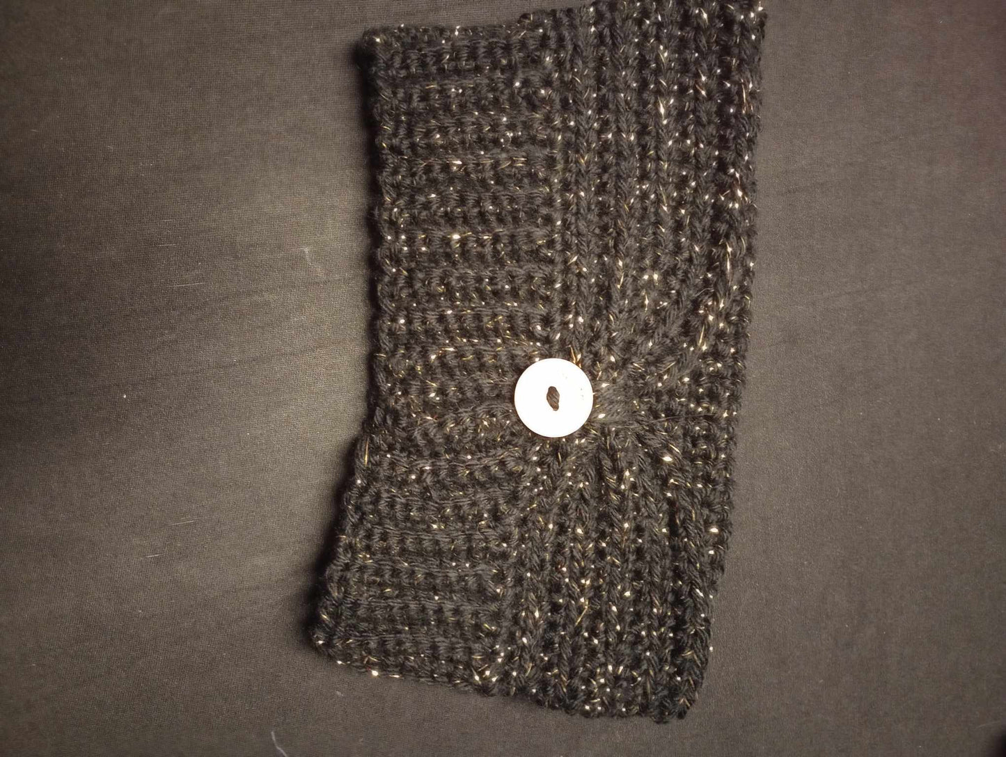 Crocheted Headband/ Ponytail Hat