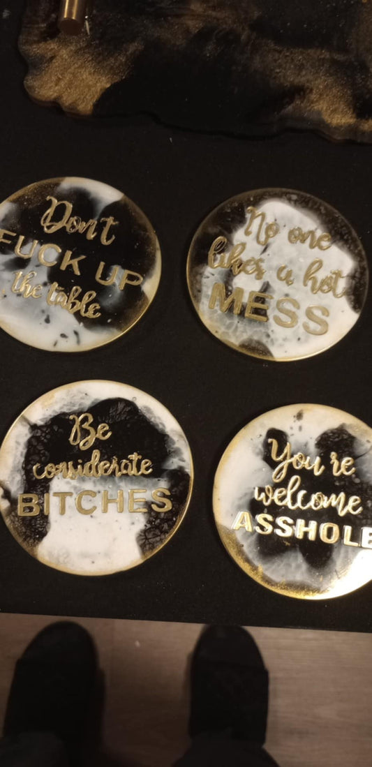 Cuss Words Coasters